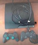 PlayStation 3 met 2 controllers, Verzenden, Zo goed als nieuw, Met 2 controllers, Slim