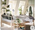 Ikea bed Gjöra 160x200 in uitstekende staat, Huis en Inrichting, Slaapkamer | Bedden, Ophalen, Modern - boho, Bruin, Tweepersoons