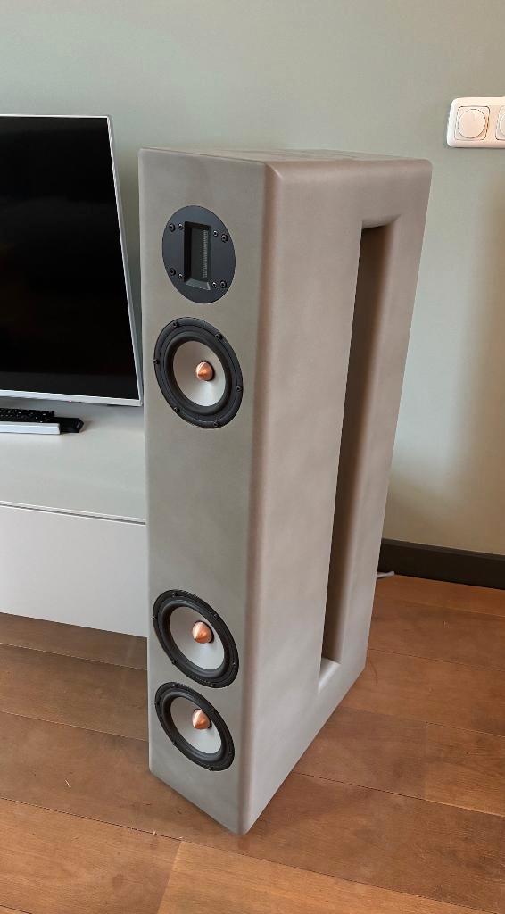 High End Luidspreker Seas units Xanadu techniek, Audio, Tv en Foto, Luidsprekers, Nieuw, Front, Rear of Stereo speakers, 120 watt of meer