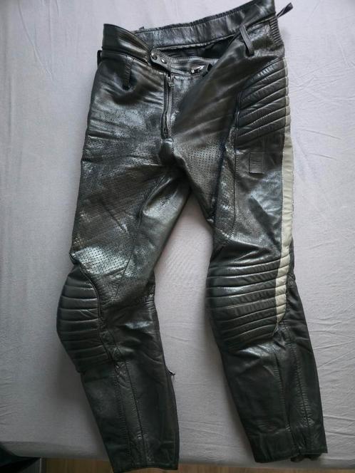 Topskin leren zomerbroek met reflectie, Motoren, Kleding | Motorkleding, Broek | leer, Heren, Tweedehands, Ophalen of Verzenden