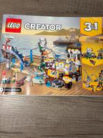 Lego Piratenachtbaan Creator 3-in-1, setnr 31084, Ophalen of Verzenden, Gebruikt, Complete set, Lego