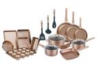 20-piece Luxury Pan Set of Forged Aluminum - Incl. Bakeware, Ophalen of Verzenden, Nieuw, Aluminium, Pannenset