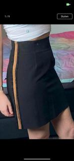 Rok koker zwart met bies Kocca S Shein 36 geen 42, Zwart, Ophalen of Verzenden, Zo goed als nieuw, Maat 36 (S)