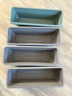 Balkonbakken /plantenbakken 4, Ophalen of Verzenden, Rechthoekig, Kunststof, Balkon