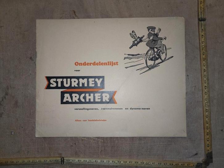 Sturmey Archer onderdelen catalogus, Fietsen en Brommers, Handleidingen en Instructieboekjes, Gebruikt, Ophalen of Verzenden