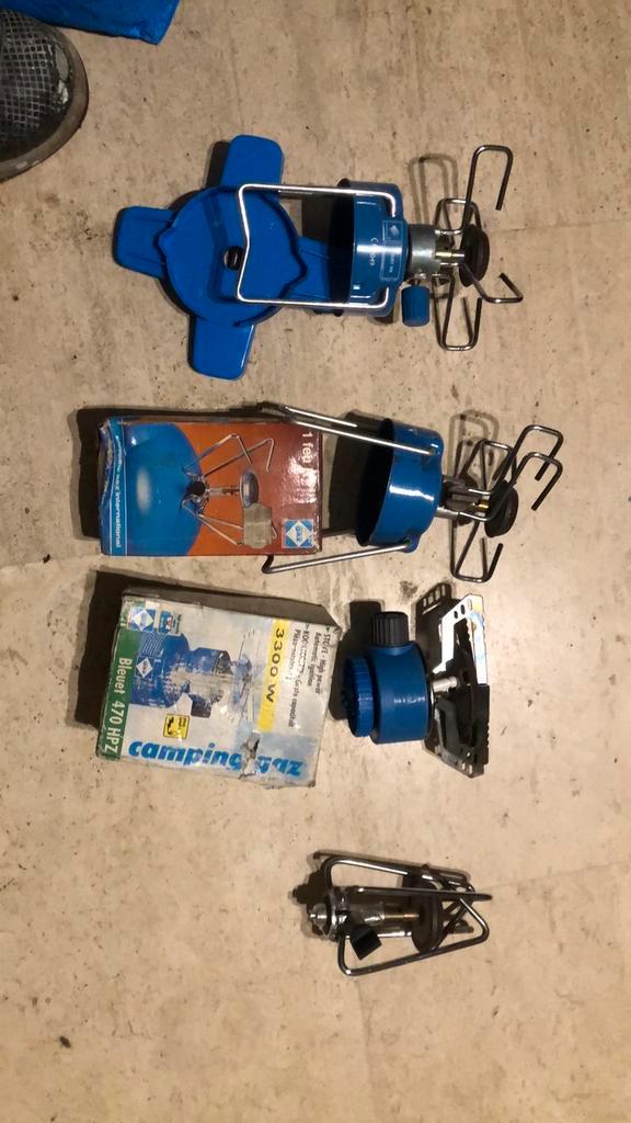 Camping Gaz Set - Pitten,, Caravans en Kamperen, Kampeeraccessoires, Gebruikt, Ophalen of Verzenden