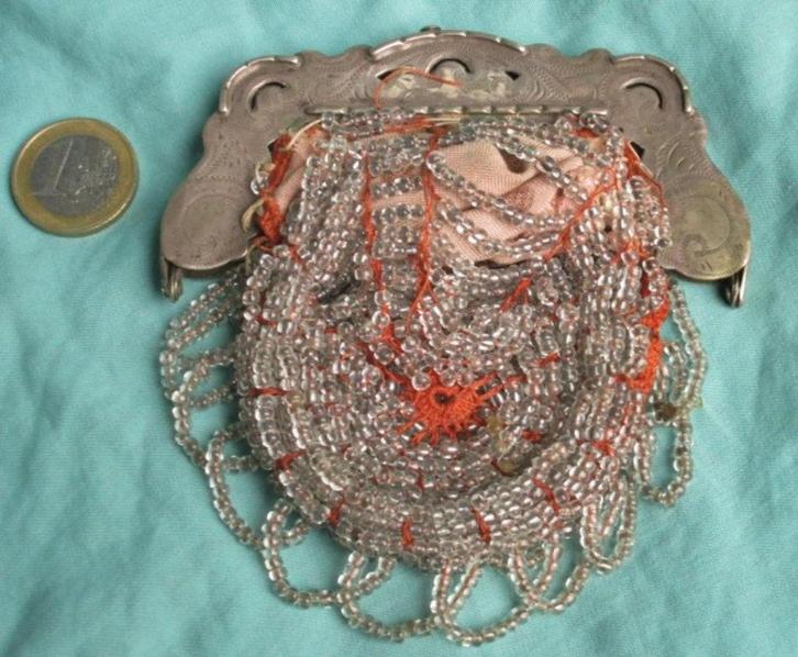 Antieke zilveren beurs beugel, Antiek en Kunst, Antiek | Goud en Zilver, Zilver, Ophalen of Verzenden