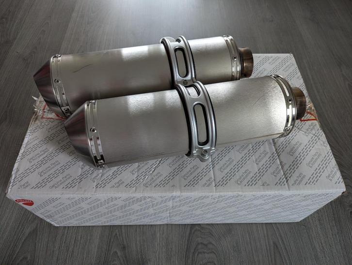 Ducati Streetfighter 848 (2013) originele OEM uitlaat, Motoren, Onderdelen | Ducati, Gebruikt, Ophalen of Verzenden