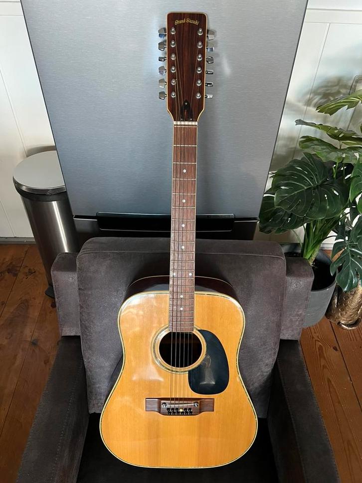 Grand Suzuki WT-300 (12-string, Muziek en Instrumenten, Snaarinstrumenten | Gitaren | Akoestisch, Zo goed als nieuw, Western- of Steelstringgitaar