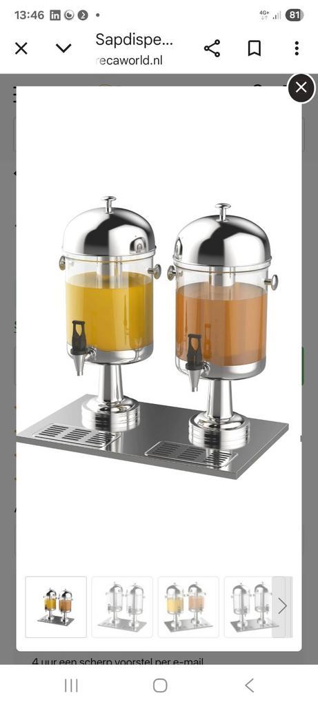 Sapdispenser - Ideaal voor buffetten!, Huis en Inrichting, Keuken | Keukenbenodigdheden, Nieuw, Ophalen of Verzenden