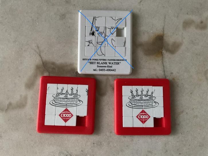 Schuifpuzzel C 1000, Verzamelen, Merken en Reclamevoorwerpen, Zo goed als nieuw, Overige typen, Ophalen of Verzenden