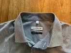 Strijkvrij overhemd lange mouw Marvelis comfort fit mt 43, Ophalen of Verzenden, Zo goed als nieuw, Blauw, Halswijdte 43/44 (XL)
