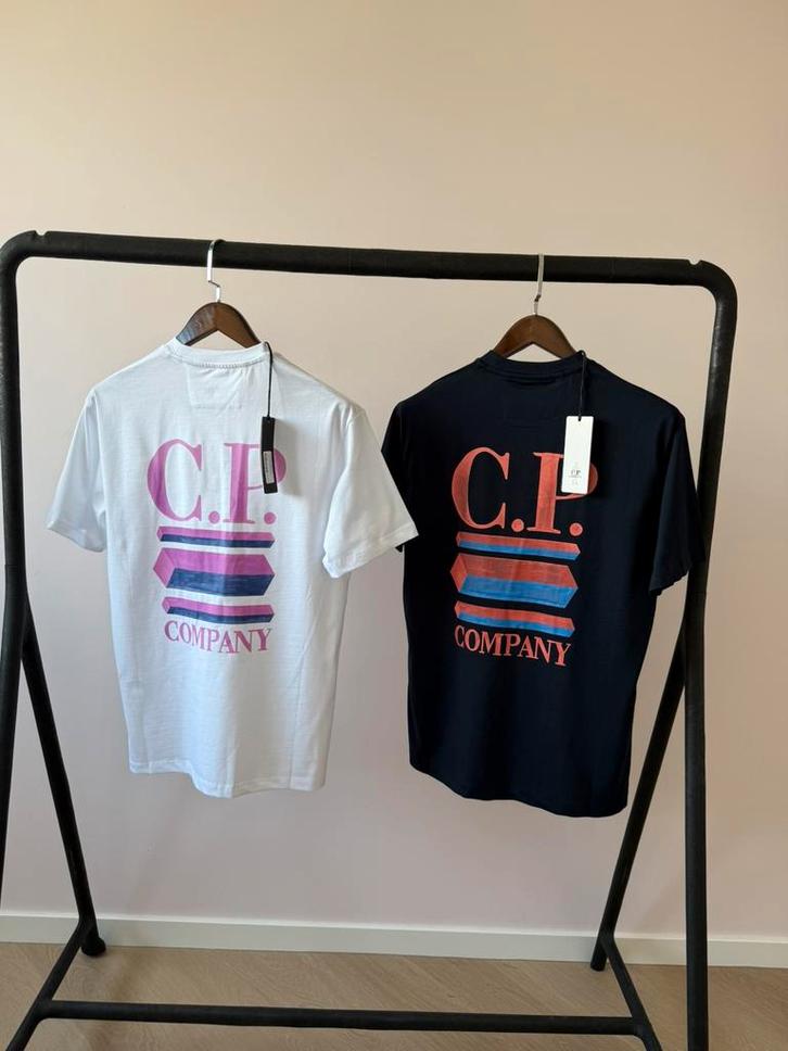 CP Company tshirt met print, Kleding | Heren, T-shirts, Nieuw, Maat 48/50 (M), Wit, Verzenden