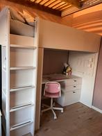 IKEA Smastad Hoogslaper met krijtbord deuren, Ophalen, Eenpersoons, 160 tot 180 cm, Zo goed als nieuw