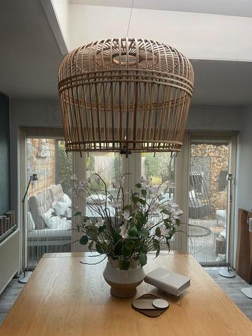 Hanglamp hout ibiza look beschikbaar voor biedingen
