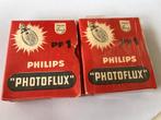 Philips PF 1 Photoflux Flitslampen - Vintage, Audio, Tv en Foto, Fotografie | Flitsers, Ophalen of Verzenden, Gebruikt, Overige merken