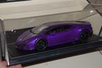 1:18 LAMBORGHINI HURACAN EVO purple MR models ltd01/01 WRH, Ophalen of Verzenden, Zo goed als nieuw, Auto, Overige merken