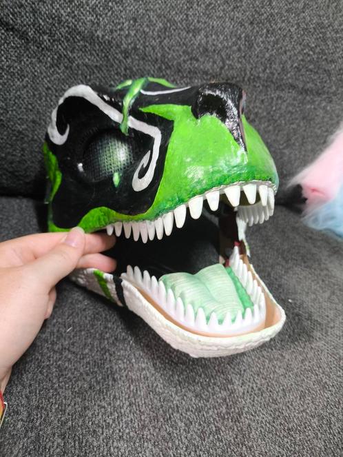 Fursuit dinomask head base ready to fur, Hobby en Vrije tijd, Kostuums, Theaterbenodigdheden en LARP, Nieuw, Ophalen of Verzenden