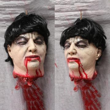 Afgehakt Hoofd 1 Horror Film Prop Eng Halloween Bloed beschikbaar voor biedingen
