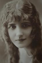 frankrijk 1908 portret vrouw lang blond haar, Verzamelen, Ansichtkaarten | Themakaarten, Overige thema's, Ophalen, Voor 1920