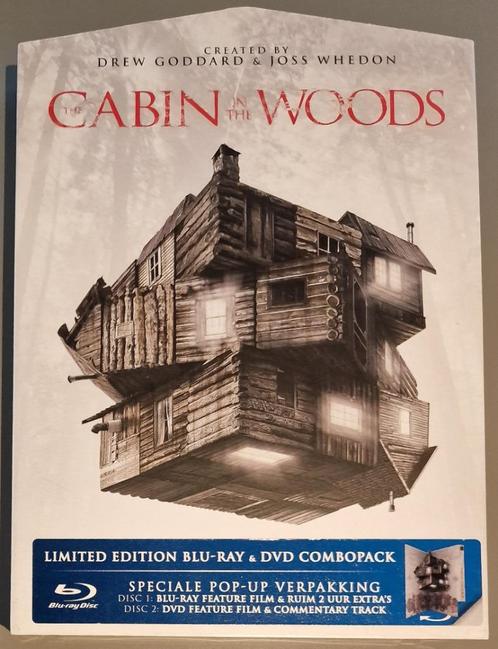 Cabin in the Woods - 2 disc - speciale uitgave - NL, Cd's en Dvd's, Blu-ray, Zo goed als nieuw, Ophalen of Verzenden