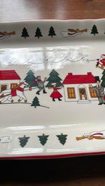 Mason’s CHRISTMAS VILLAGE 1983 Cakeschaal, Ophalen of Verzenden, Overige stijlen, Porselein, Schaal of Schalen