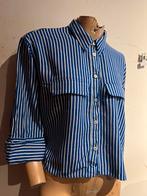 Zara blouse maat xl zgan viscose en linnen, Kleding | Dames, Blauw, Zara, Maat 46/48 (XL) of groter, Ophalen of Verzenden