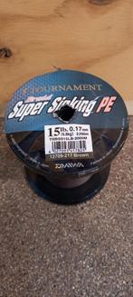 Daiwa Tournament Super Sinking PE braid Bulkspoel 1000mtr., Nieuw, Ophalen of Verzenden, Vislijn, Nvt