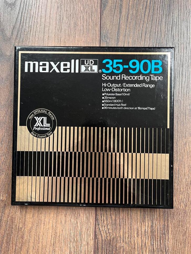 Maxell 35-90B 18 cm, Audio, Tv en Foto, Bandrecorders, Bandrecorder, Ophalen of Verzenden
