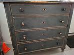 Brocante ladekast, Huis en Inrichting, Ophalen, Gebruikt, 100 tot 150 cm, 3 of 4 laden