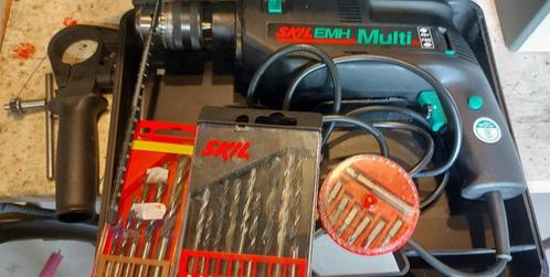 klopboormachine met boren compleet, Doe-het-zelf en Verbouw, Gereedschap | Boormachines, Zo goed als nieuw, Boormachine, 400 tot 600 watt