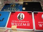 4 Stuks Willem II sigaren blikken, Verzamelen, Blikken, Ophalen of Verzenden, Gebruikt, Overige, Overige merken