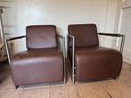 Twee Xooon fauteuils, Huis en Inrichting, Fauteuils, Ophalen of Verzenden, Gebruikt, Metaal, 75 tot 100 cm