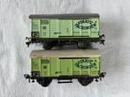 2x Fleischmann DB Fachingen goederenwagons, Hobby en Vrije tijd, Modeltreinen | H0, Gebruikt, Wagon, Ophalen of Verzenden, Fleischmann
