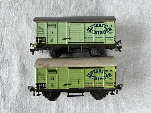 2x Fleischmann DB Fachingen goederenwagons, Hobby en Vrije tijd, Modeltreinen | H0, Gebruikt, Wagon, Gelijkstroom of Wisselstroom