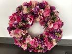 Hortensia kunstbloemen krans, Ophalen, Zo goed als nieuw
