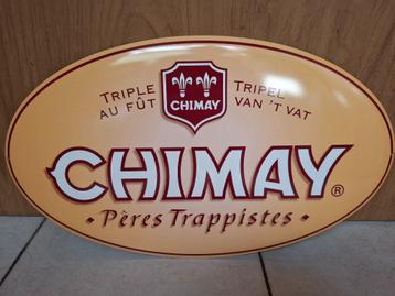 reclamebord Chimay bier (nieuw in verpakking) beschikbaar voor biedingen