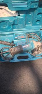 Makita 9558HNR Haakse Slijper met Koffer, Ophalen of Verzenden, Gebruikt, 700 tot 1000 watt, Haakse handslijpmachine