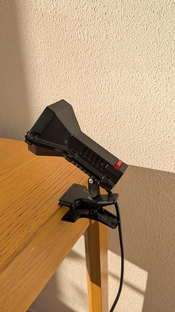 Vintage Black Clamp Desk Lamp – Lival / Photon, Huis en Inrichting, Lampen | Tafellampen, Zo goed als nieuw, Minder dan 50 cm