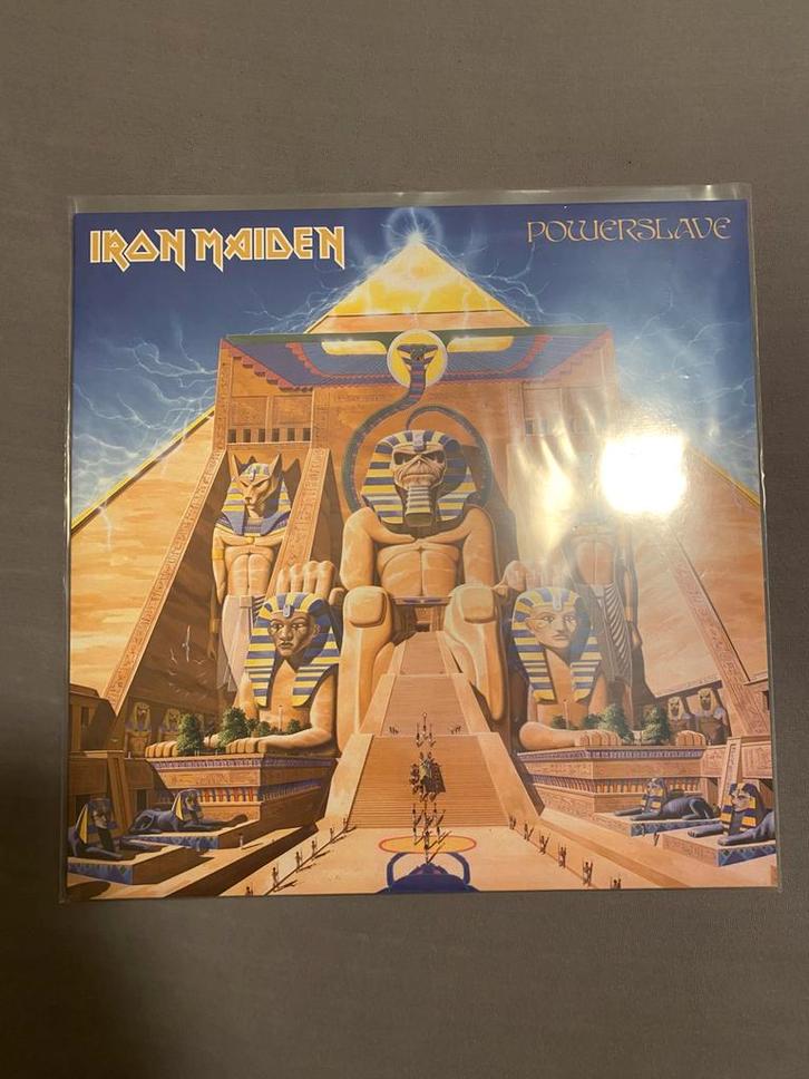Iron Maiden Powerslave Vinyl 2014 Sealed, Cd's en Dvd's, Vinyl | Hardrock en Metal, Nieuw in verpakking, Ophalen of Verzenden