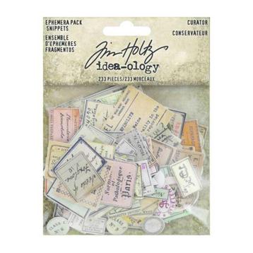 Tim Holtz Idea-ology Curator Ephemera Snippets #94152 beschikbaar voor biedingen
