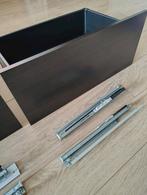 Ikea Besta lades met schroeven, Minder dan 50 cm, Ophalen of Verzenden, Zo goed als nieuw, Metaal