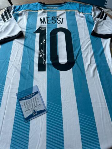 Lionel Messi Argentina 2014 Beckett beschikbaar voor biedingen
