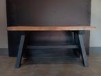 Sidetable/houten bankje handgemaakt, Ophalen, 50 tot 100 cm, Landelijk sober, Nieuw