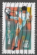 USA 40c zegel WK Voetbal in USA 1994, Postzegels en Munten, Verzenden, Noord-Amerika, Gestempeld