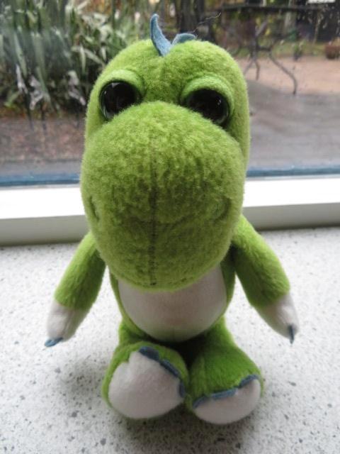 Draak krokodil Dino dinosaurus van KINDER Ferrero, Kinderen en Baby's, Speelgoed | Knuffels en Pluche, Zo goed als nieuw, Overige typen