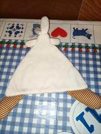 Kruidvat konijn knuffeldoekje wit met bruin, Ophalen of Verzenden, Zo goed als nieuw, Konijn