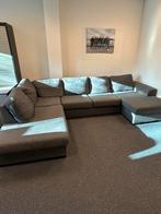 Hoekbank grijs, Ophalen, Hoekbank, Zo goed als nieuw, Stof