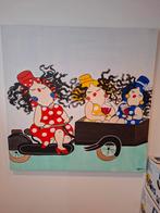 Schiderij dikke dames op stap, Ophalen