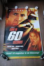 abri bushokje poster Gone in 60 seconds, Verzamelen, Posters, Ophalen of Verzenden, Zo goed als nieuw, Deurposter of groter, Film en Tv